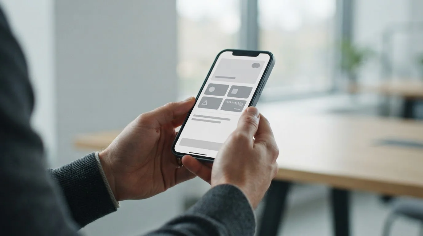 Digitale Zahlungsvorgänge auf Smartphone in sicherer Umgebung